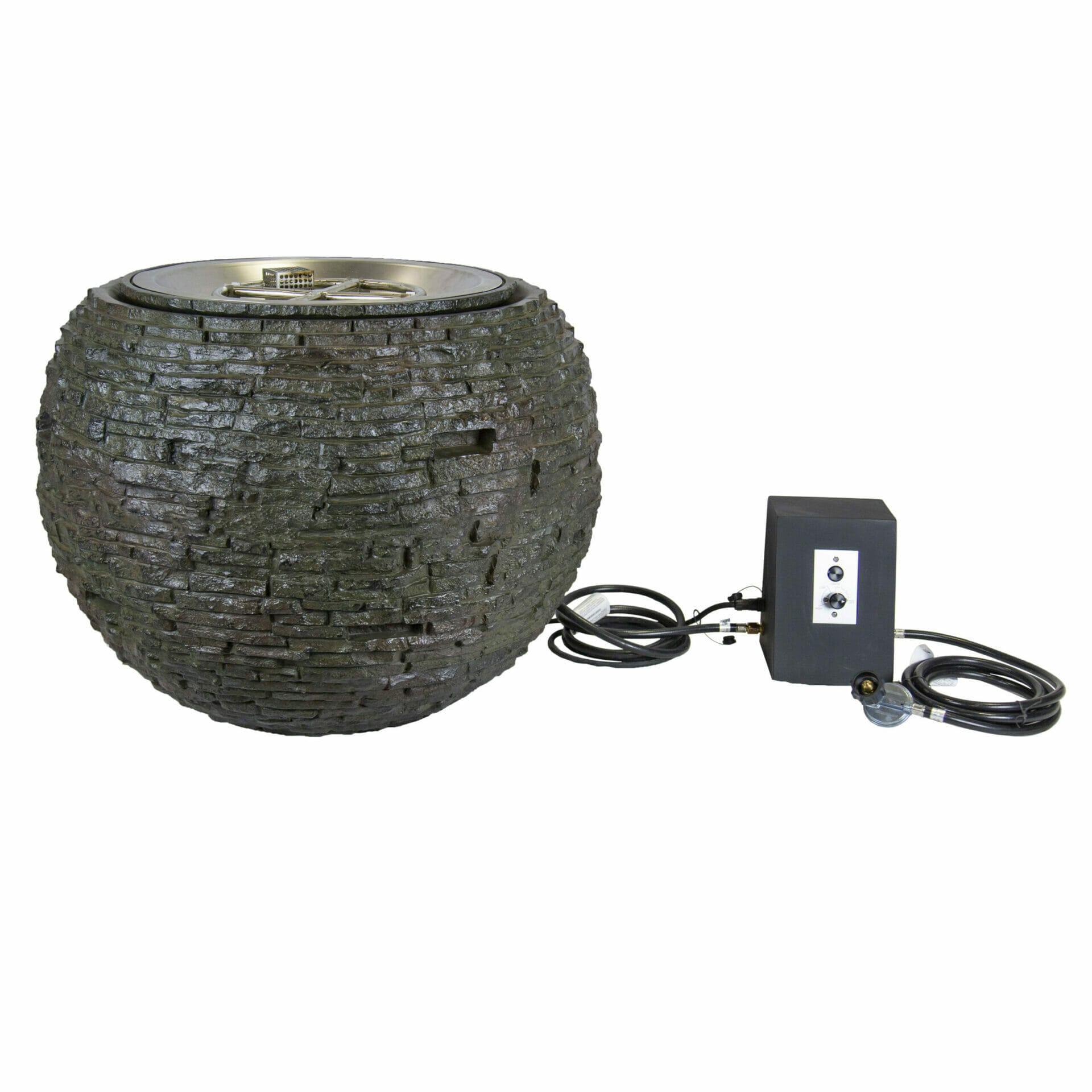 Medium Fire &amp; Water Stacked Slate Sphere Kit